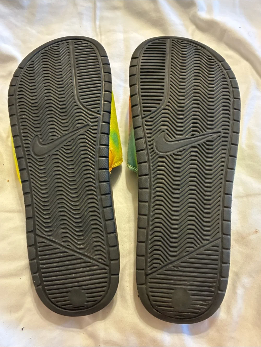 Nike Women’s Tie-Dye Slide Sandals - Black/Multicolor